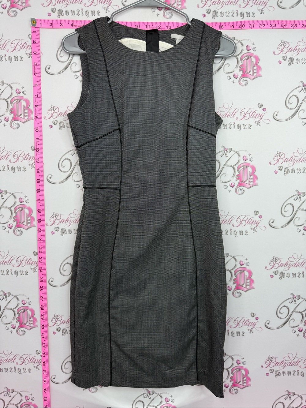 H&M dress white black Sleeveless Sheath Dress